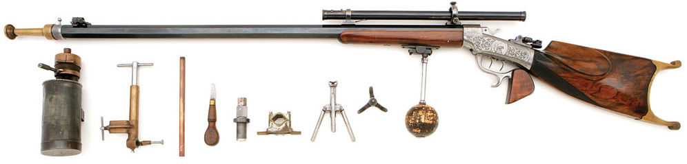 Pope Rifles The mysterious and beautiful Marlin Ballard Pope Schuetzen rifles ...