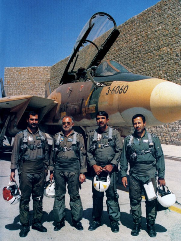 Iranian F-14 Tomcat pilots during the Iran-Iraq War