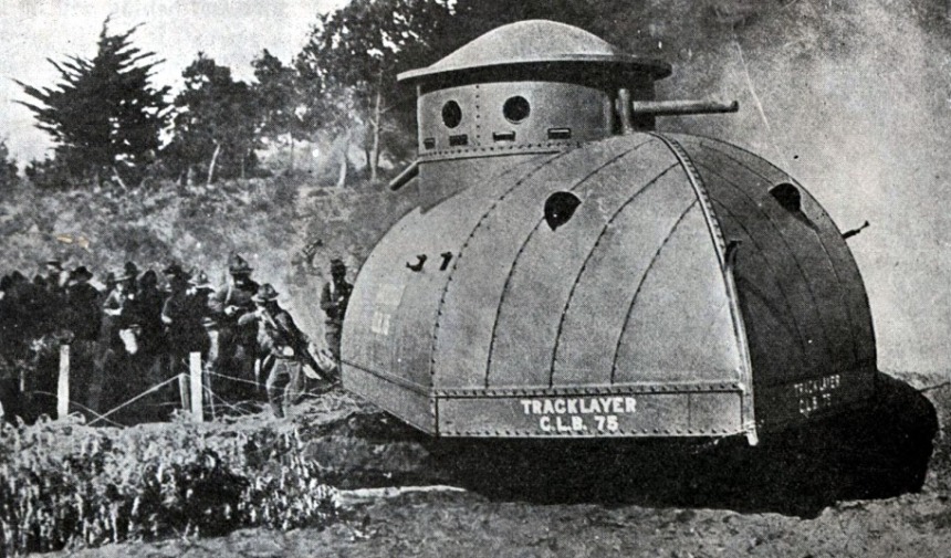 C.L.Best Tractor Company of San Leandro, tracklayer tank of California national guard 1917 5