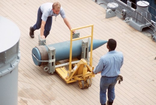 Guess how many 16-inch shells are left in storage ...