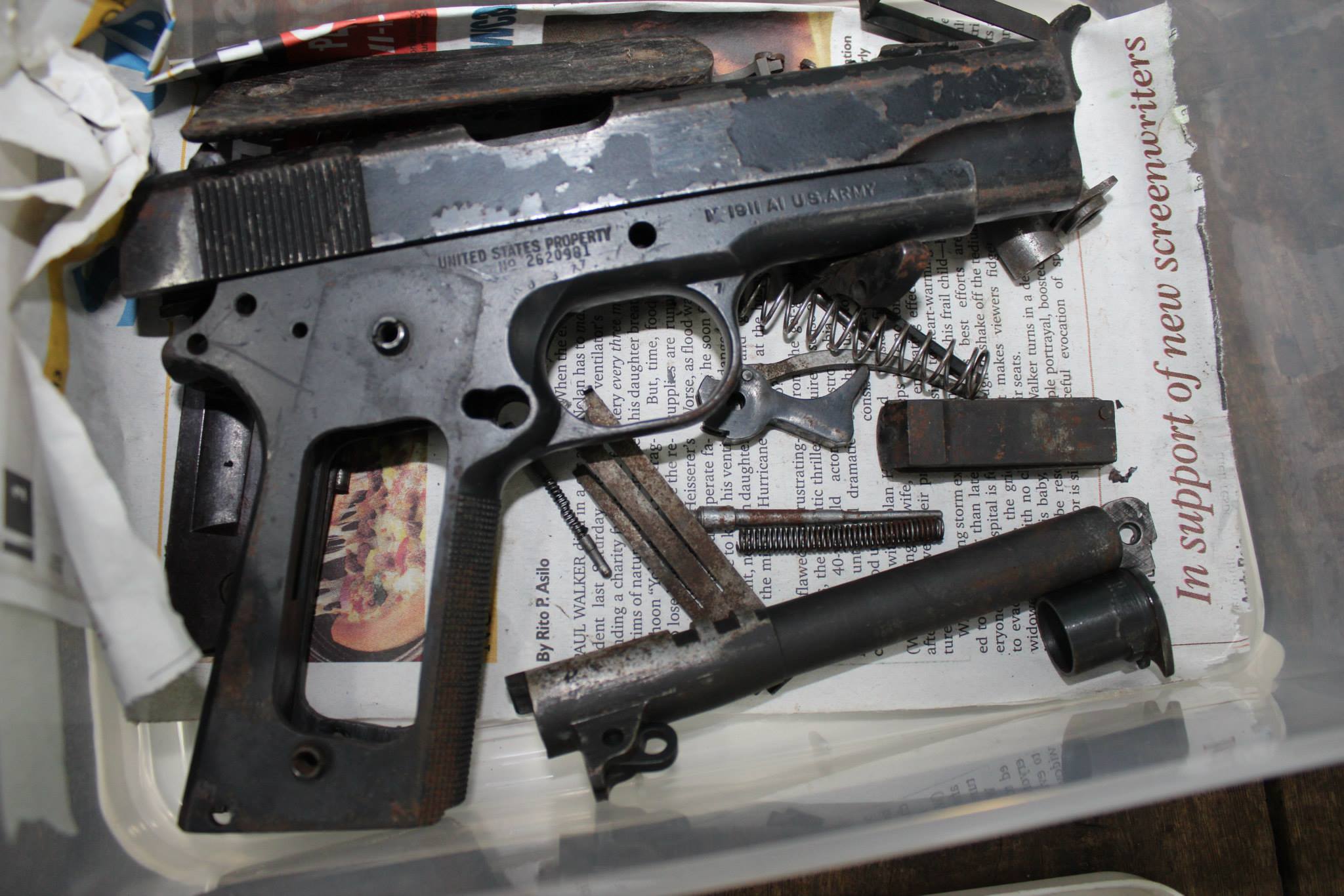 The AFP and their undying love affair with the .45 ...