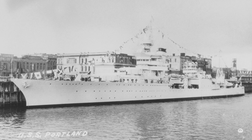 Uss Portland Racks USS Portland 1930s Univ of Oregon Collection Z1157 ...