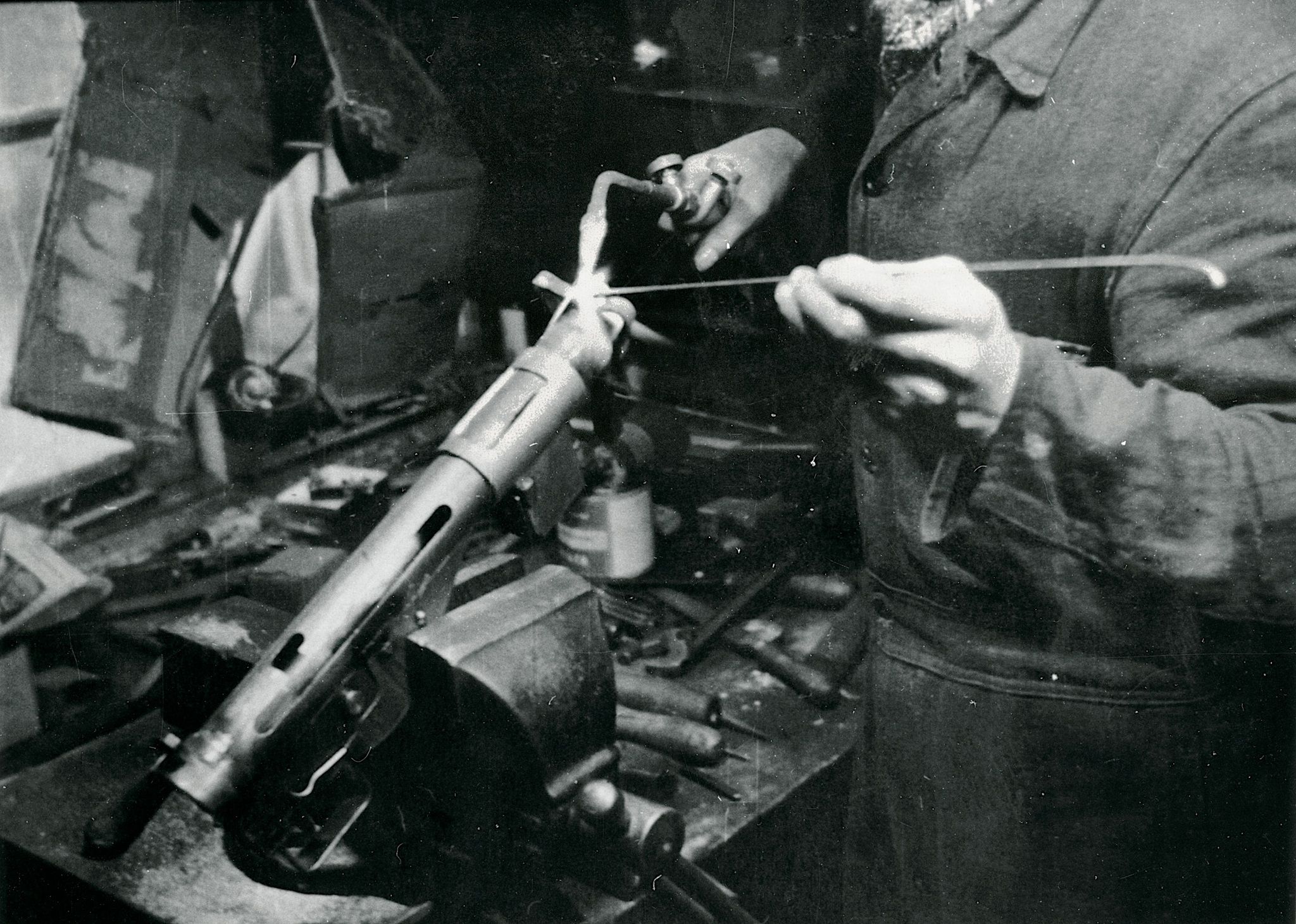 Danish sten making workshop on Niels Finsens Allé, Søborg FHM-182978 ...