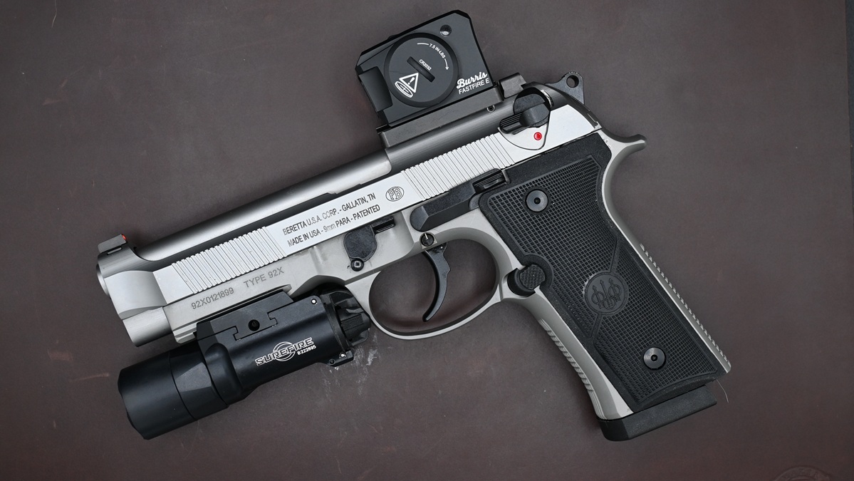 Beretta 92 Inox, now optics ready | laststandonzombieisland
